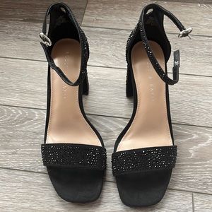 Black sparkly shoes